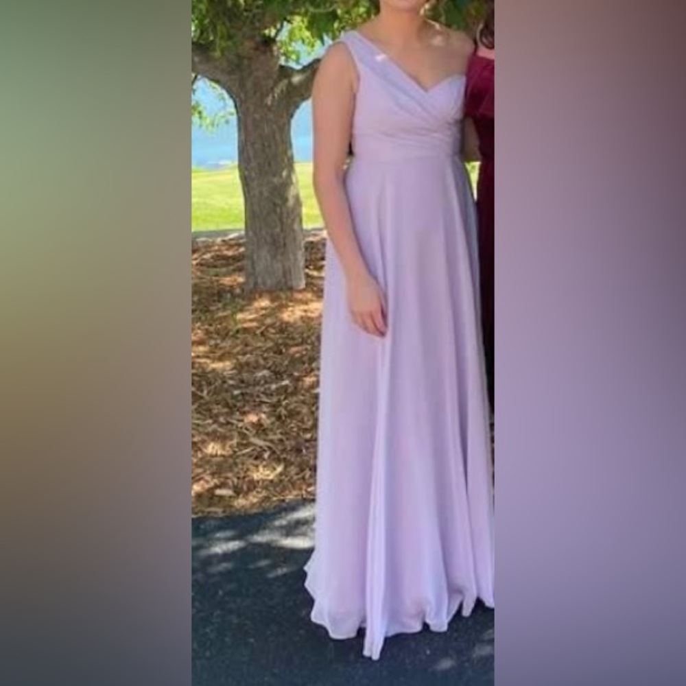 Lavender bridesmaid dress